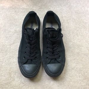 All Black Converse All Star Sneakers